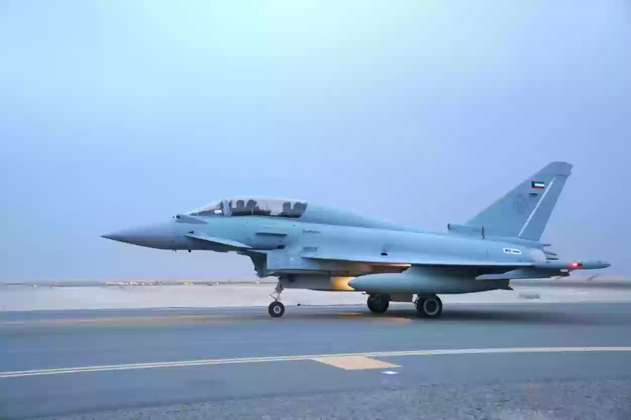 الجوية الكويتية تستقبل طائرات عسكرية محاربة من طراز يوروفايتر